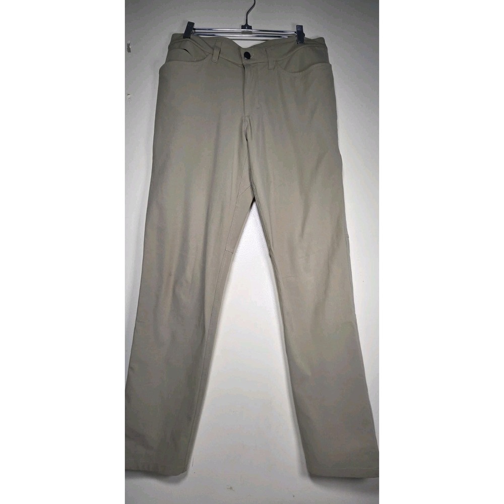 Lululemon Men's ABC Pants Khaki, 5-Pocket, Regular Fit, 32x31